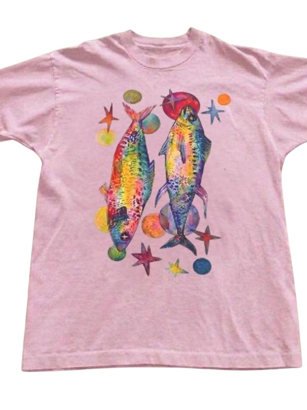 Pink Fish Graphic Tee - Picture 1 of 4